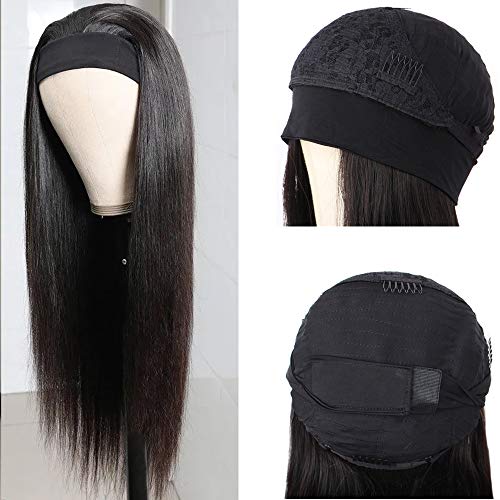 10A+ Human Hair Headband Straight Wig 150% Density - Virgin BrazilianheadbandVirgin BrazilianVirgin Brazilianhbwig - st18 - x6