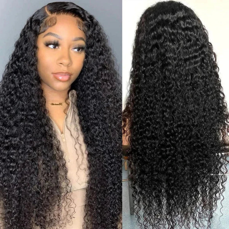 13x4 Glueless Brazilian Deep Wave Transparent Lace Wig 150% Density - Virgin BrazilianWigVirgin BrazilianVirgin Braziliandw - wig - 20x6 - 18