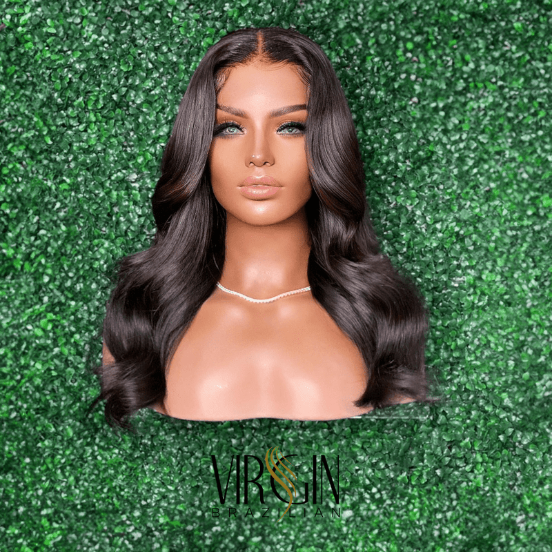 13x6 Brazilian Body Wave 10A+ Transparent Lace Front Wig 150% Density - Virgin BrazilianWigVirgin BrazilianVirgin Brazilian1Bwig - bw16 - x6 - 14