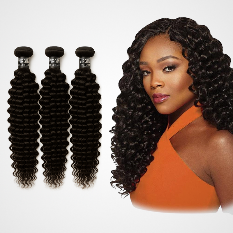 3 Bundles 10A+ Brazilian Curly Human Hair