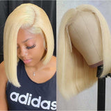 613 Blonde Bob Lace Front Wig 150% Density Brazilian Human Hair - Virgin BrazilianWigVirgin BrazilianVirgin Brazilian613wig - bob12
