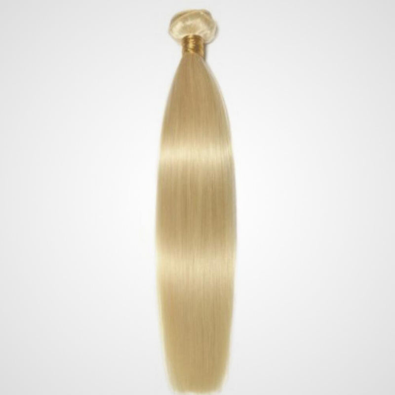 Single Bundle 613 Blonde Brazilin Human Hair Straight 10A+