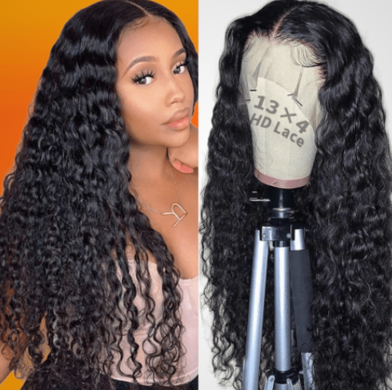 Full Lace Wig 150% Density Brazilian Natural Wave 10A+ Human Hair