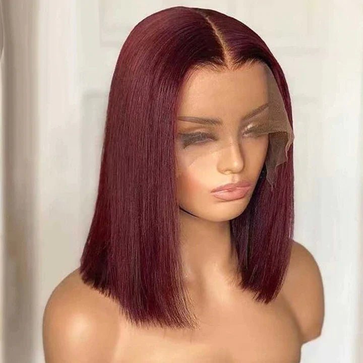99J 10A+ Human Hair Bob Wig 13x4 Lace Front 150% Density - Virgin BrazilianWigVirgin BrazilianVirgin Brazilianwiredwig - bob12