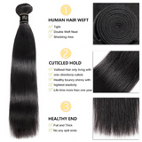 Single Bundle Brazilian Human Straight Hair 13A