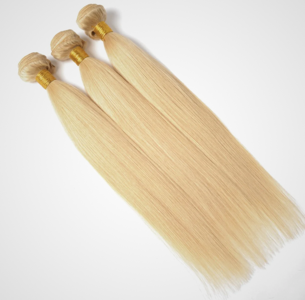 3 Bundles 10A+ Brazilian Straight Human Hair 613