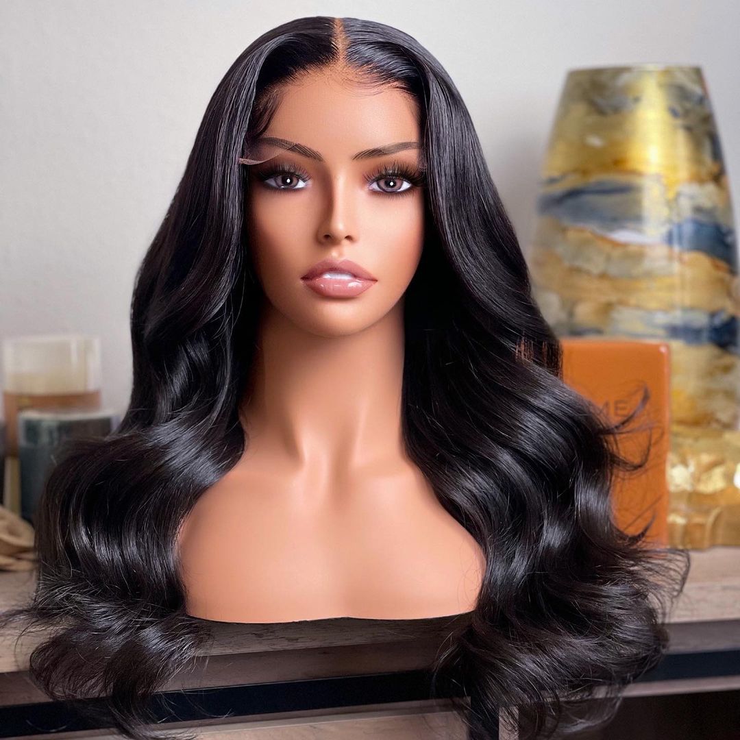 Full Lace Wig 150% Density Brazilian Body Wave 10A+ Human Hair - Virgin BrazilianWigVirgin BrazilianVirgin Brazilian1Bwig - bw16 - F - 14