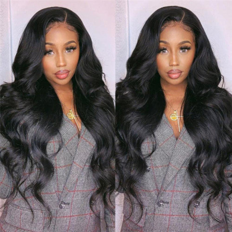 Full Lace Wig 150% Density Brazilian Body Wave 10A+ Human Hair - Virgin BrazilianWigVirgin BrazilianVirgin Brazilian1Bwig - bw16 - F - 14