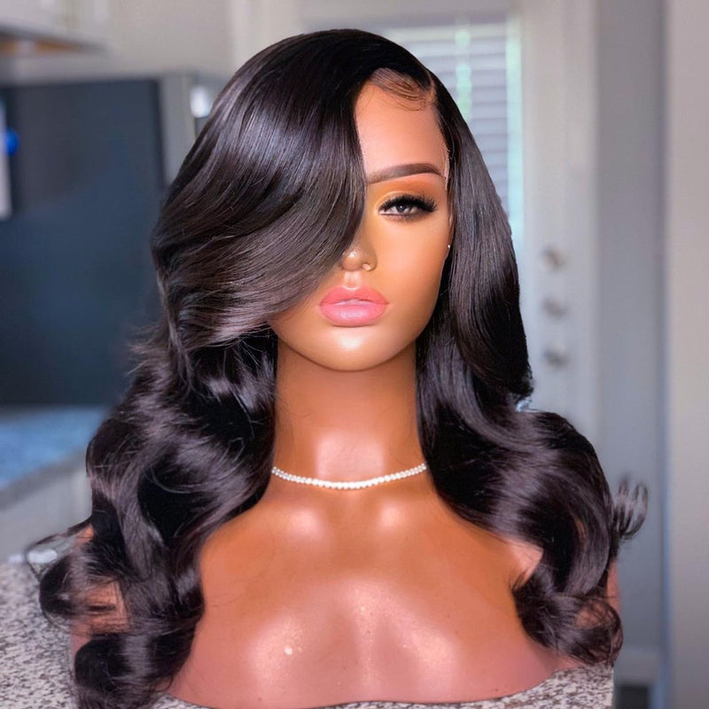 Full Lace Wig 150% Density Brazilian Body Wave 10A+ Human Hair - Virgin BrazilianWigVirgin BrazilianVirgin Brazilian1Bwig - bw16 - F - 14