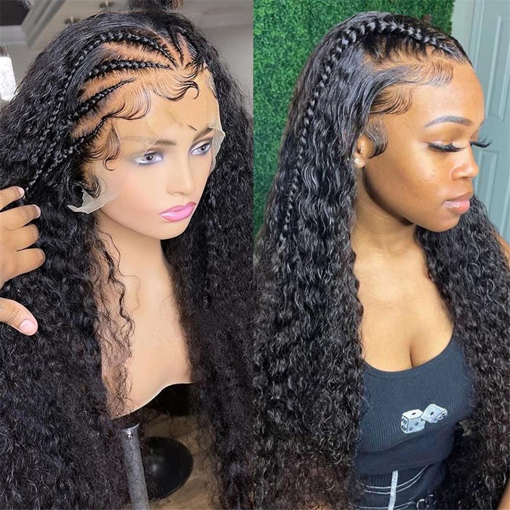 Full Lace Wig 150% Density Brazilian Deep Wave 10A+ Human Hair - Virgin BrazilianWigVirgin BrazilianVirgin Brazilian1Bwig - dw16 - 14