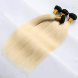 Single Bundle 613 /1B Roots Brazilian Human Straight Hair 10A+