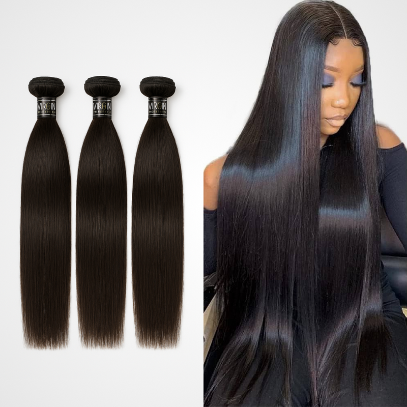 3 Bundles 13A Brazilian Straight Human Hair