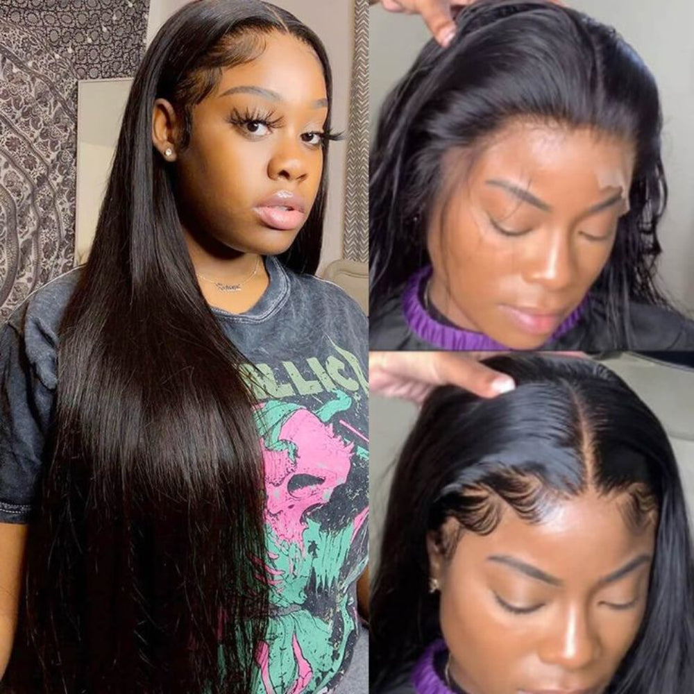 13x6 Glueless  Straight HD Lace Wig 180%