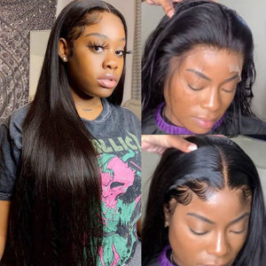 13x4 Glueless  Straight HD Lace Wig 150%