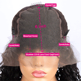 13x6 Brazilian Natural Wave 10A+ Transparent Lace Front Wig 150% Density